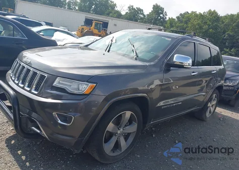 2015 Jeep Grand Cherokee Overland из США, поврежденный, VIN 1C4RJFCG0FC698603